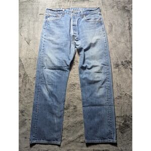 Vintage Levi's 501xx Button Fly Straight Leg Jeans Men's Size 40x33 Made In USA